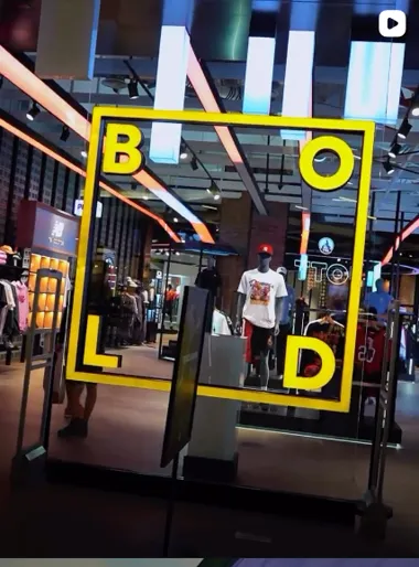 Activación de marca BOLD en tienda