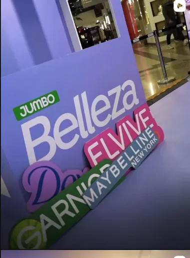 Activación Belleza en Jumbo con Maybelline y Garnier